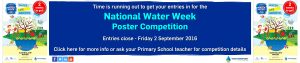 National Water Week poster competition banner