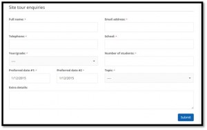 samplebookingform