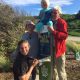 Family at Water Refill Station