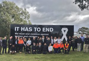 white ribbon, it has to end, staff,