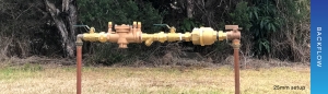 Backflow banner