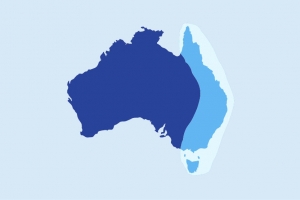 Map australia