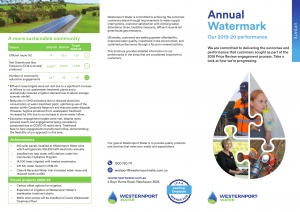 Annual watermark brochure