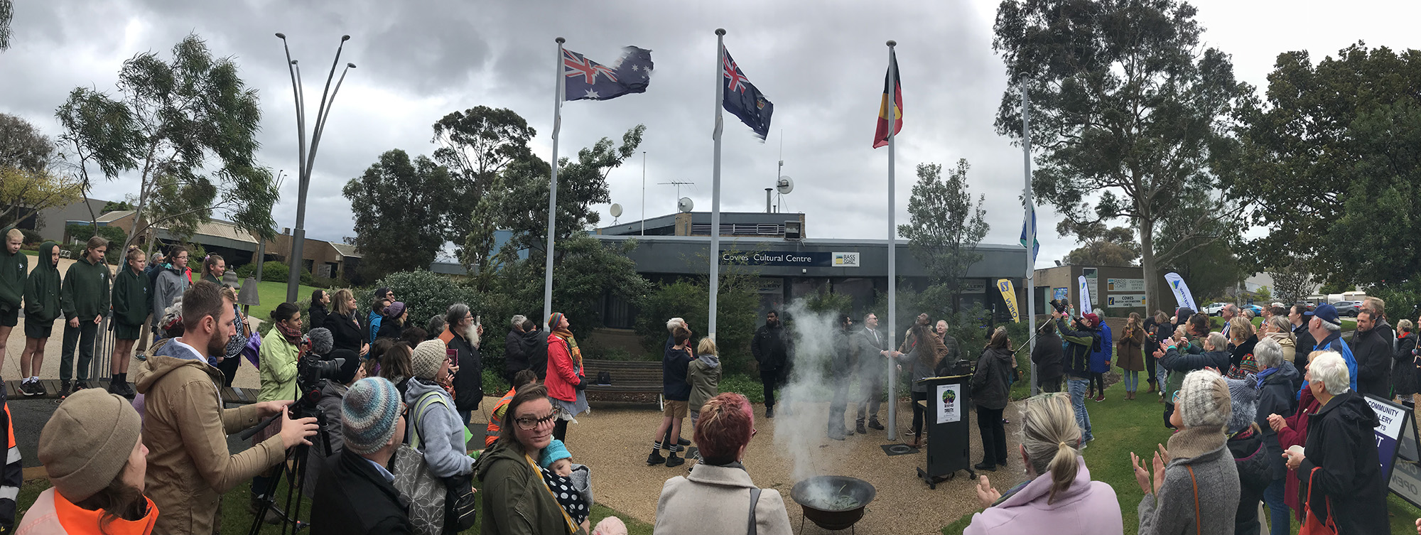 Community gathering for reconciliation