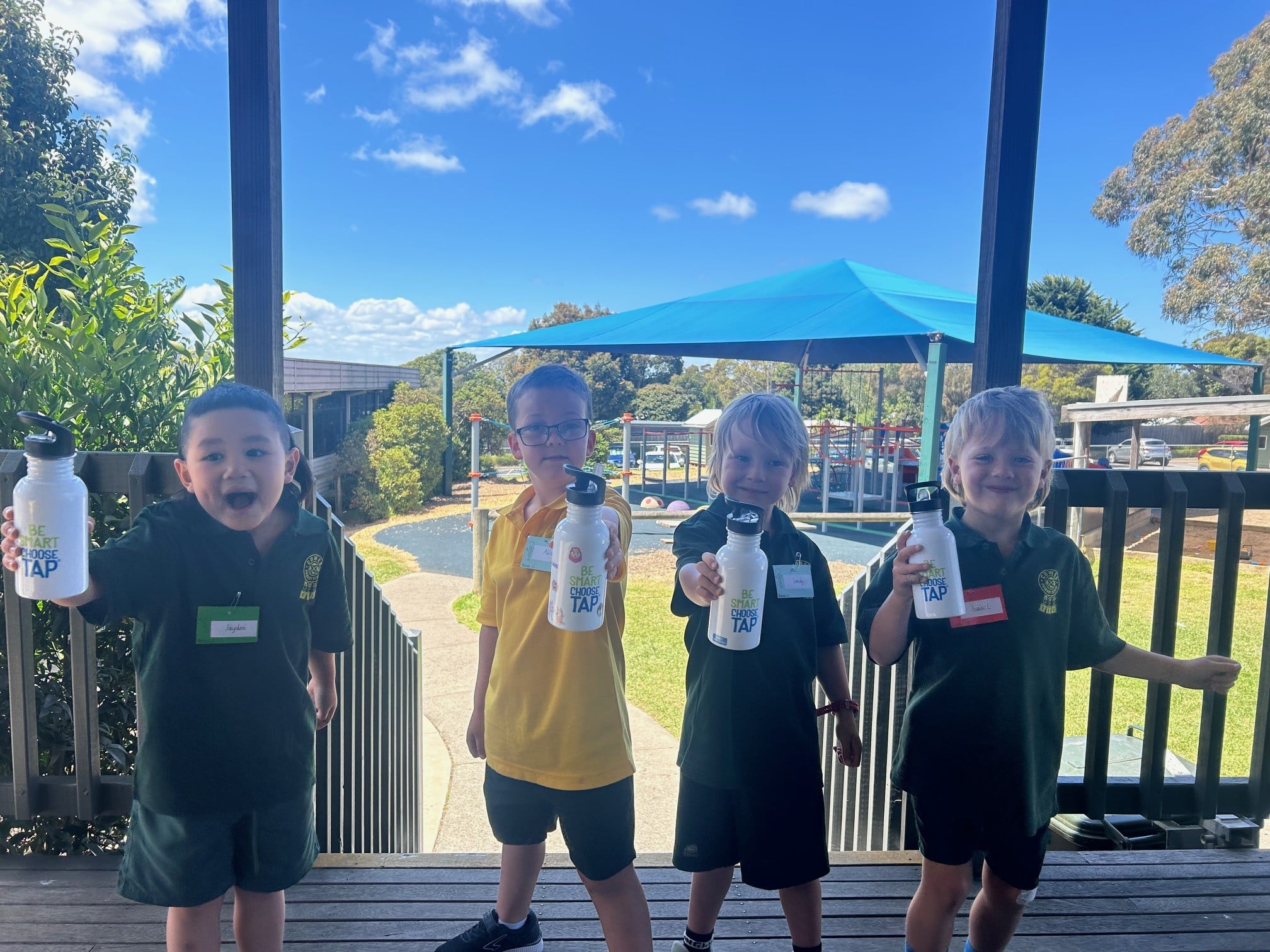 Jayden, Albie, Sandy, Isaac from Cowes Primary School