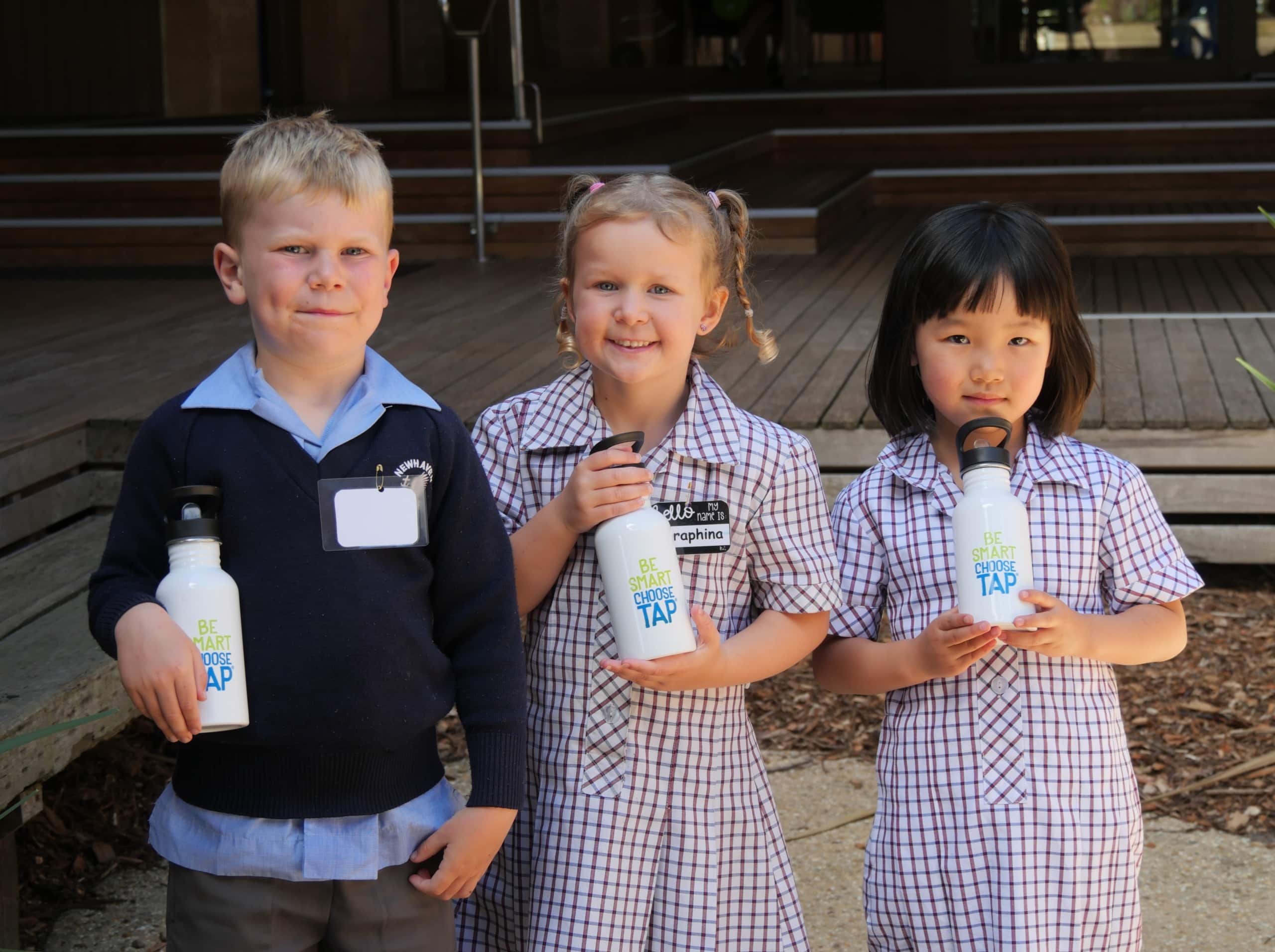 George, Seraphina and Julia from Newhaven College