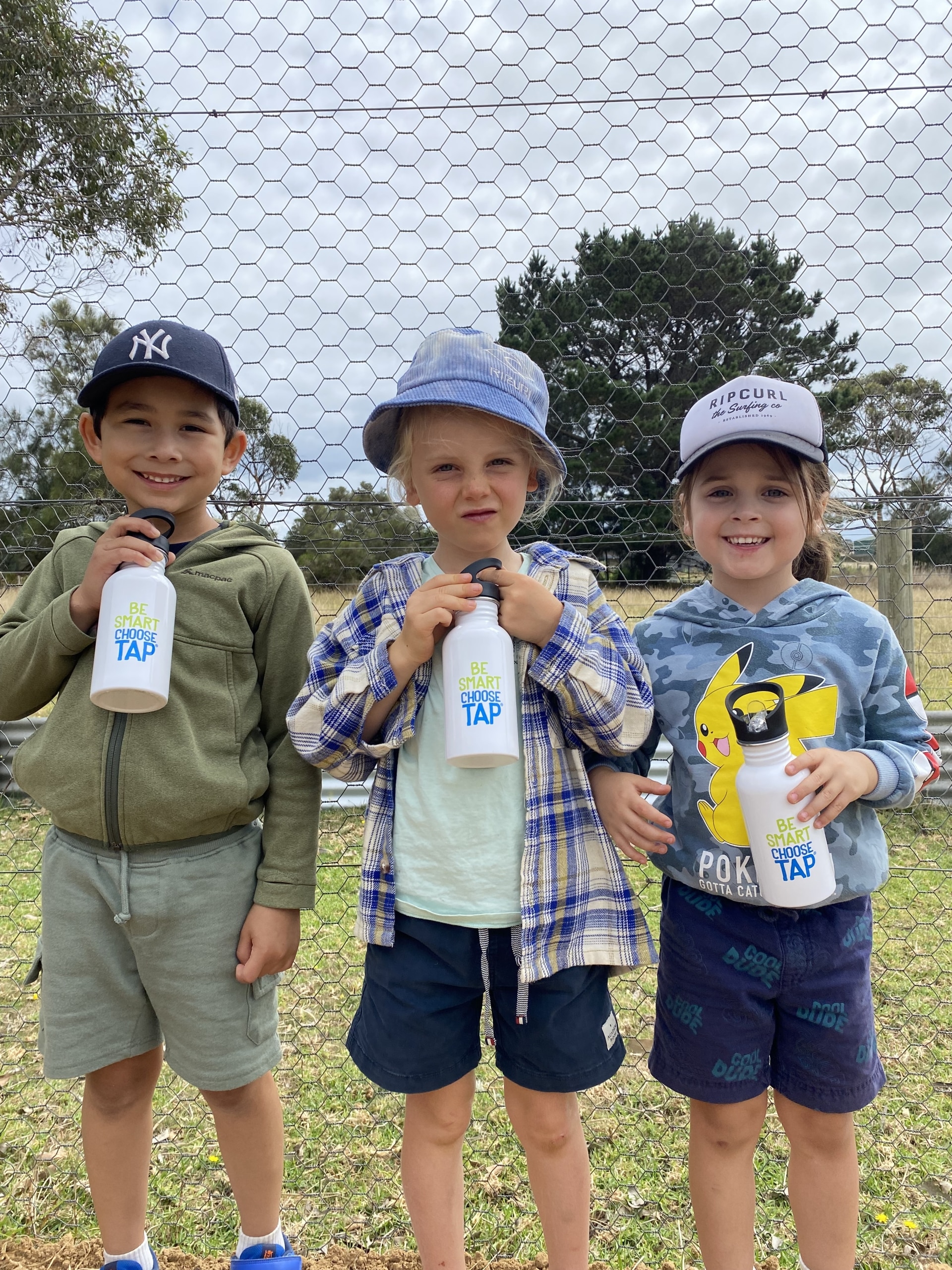 PI Village School - Noah, Louie and Ollie