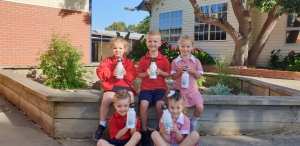Alirah, Vincent, Nalani, Kaleb and Audrey from San Remo Primary School