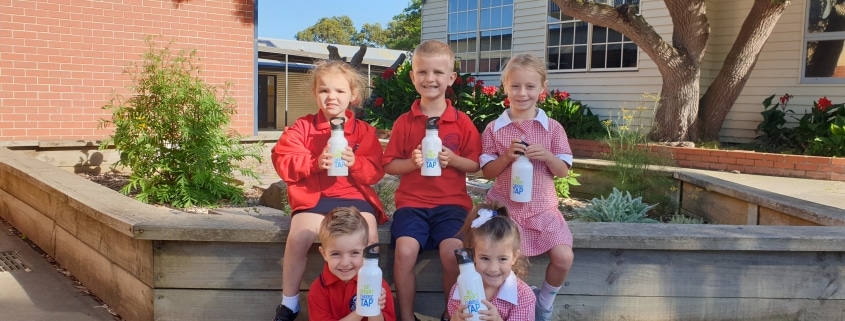 Alirah, Vincent, Nalani, Kaleb and Audrey from San Remo Primary School