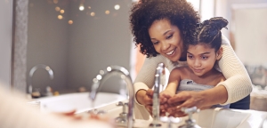 Saving water in your home.