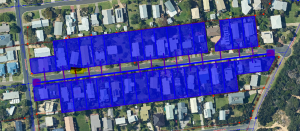 Aerial map of Clearwater Ave, in Cape Woolamai