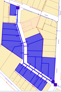 map of affected properties in Kilcunda