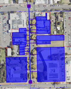 map of affected properties in cowes