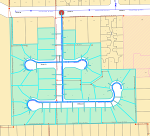 Map of Driftwood Drive area Cowes