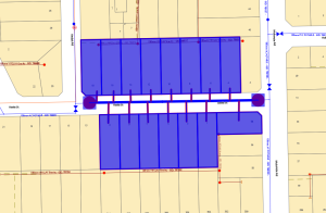 Affected properties on Koala St, Cowes.