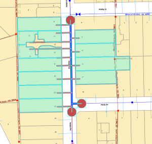 Picture of map with affected area