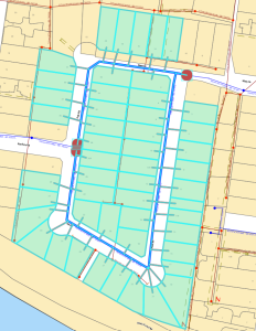 Map of Park Rd and Mary Grave in San Remo