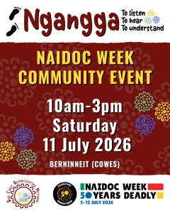 Ngangga 2026 - NAIDOC Event - Social media tile - simple2 Ngangga Festival 2026